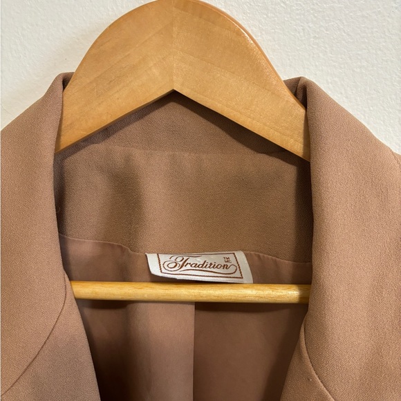 vintage caramel blazer - Picture 5 of 9